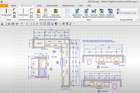 Kitchen and Bathroom Drawing in 2020Design