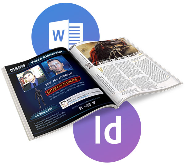 Book Conversion from MS Word & Excel into Adobe InDesign