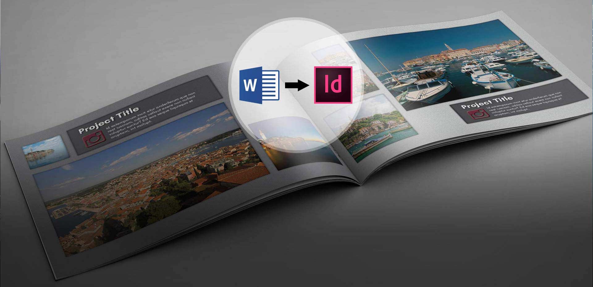 Book Conversion from MS Word & Excel into Adobe InDesign Layout for a Graphic Design Firm in Sweden Banner