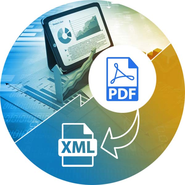 Data Conversion from PDF to XML Files