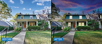 Day-to-Dusk Property Photos