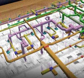 Tekla Steel detailing model of 10,000 ton topsides for an offshore oil platform in Gulf of Mexico, USA
