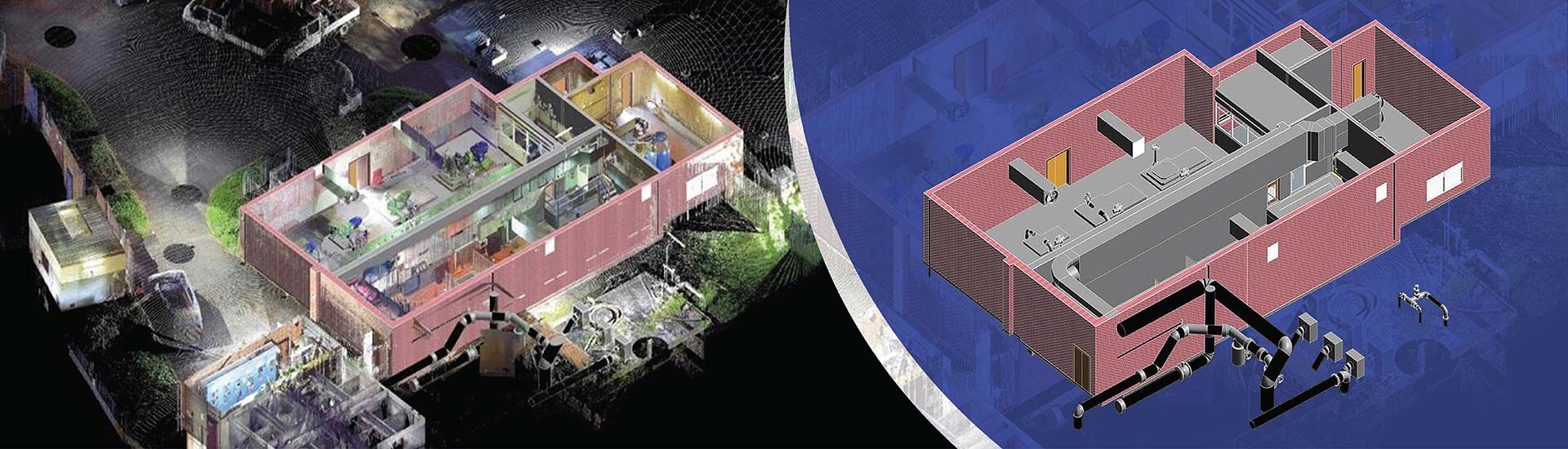 Construction Surveying with Point Cloud to BIM