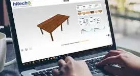 Reduced design modeling time from 3 hours to 10 minutes using a DriveWorks-powered online table configurator for a furniture manufacturer
