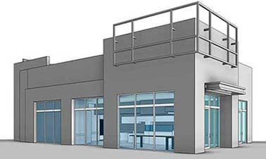 3D Revit Model Converted from Scan Data