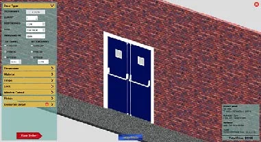 3D Door Configuration