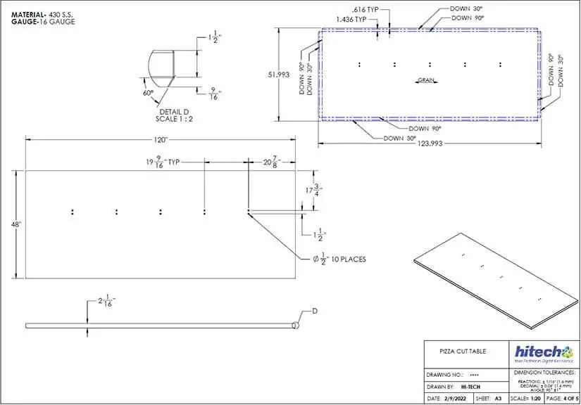 Detailed Dimensions