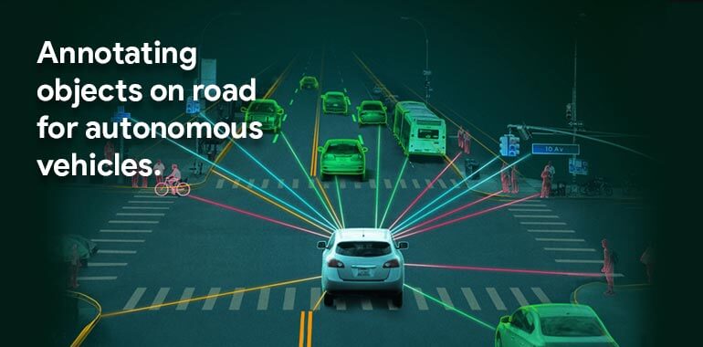 Image annotation for Autonomous Vehicles
