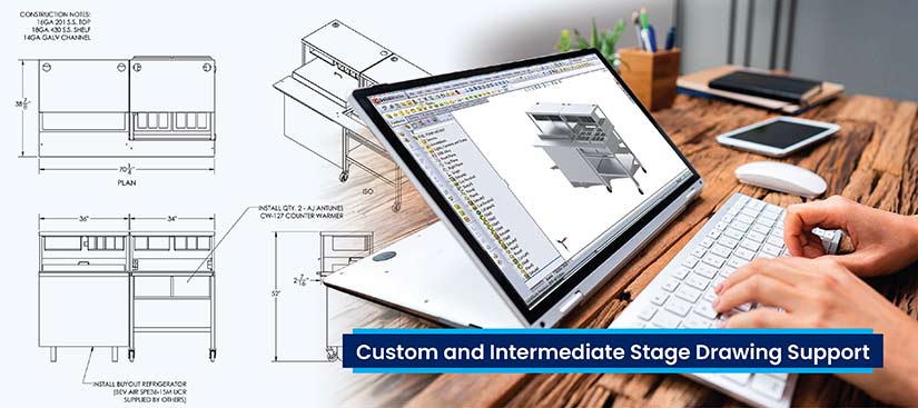 Custom and Intermediate Stage Drawing Support