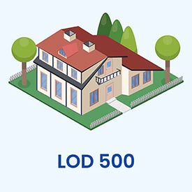 LOD 500: At the as-built and facility management stage