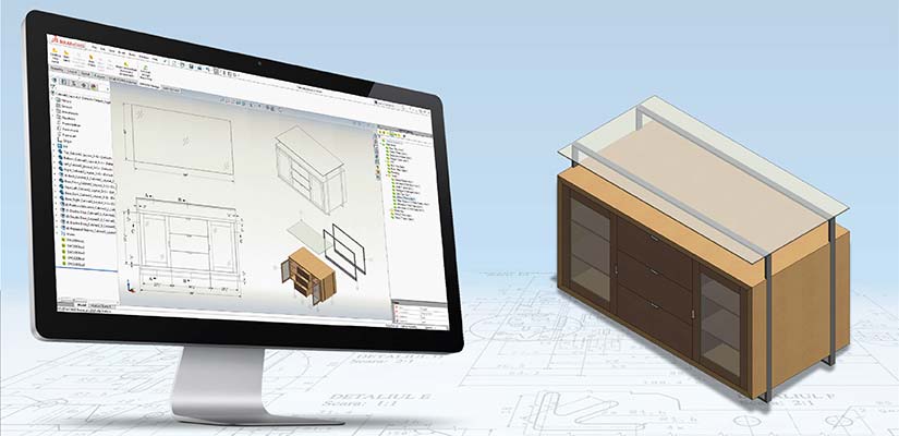 Sustainable furniture manufacturing using 3D CAD