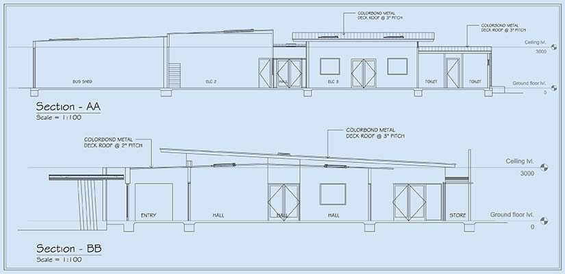 Section drawings